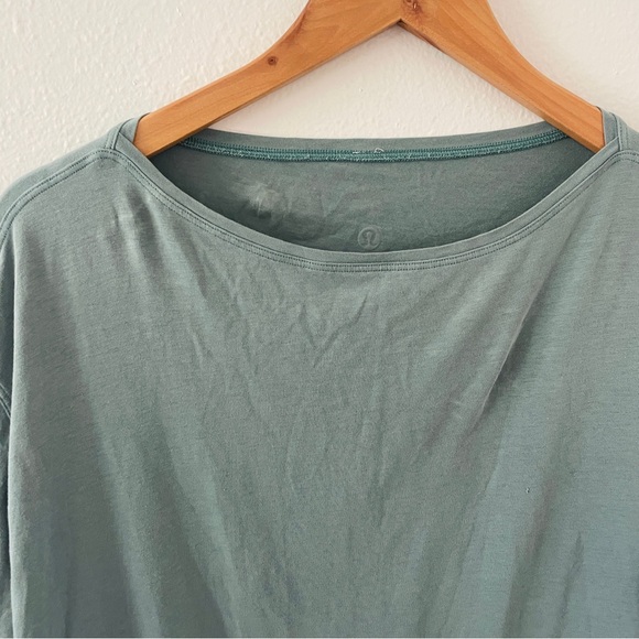 Lululemon Back in Action Long Sleeve Top - Tidewater Teal Green - Picture 9 of 9